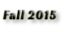 Fall 2015